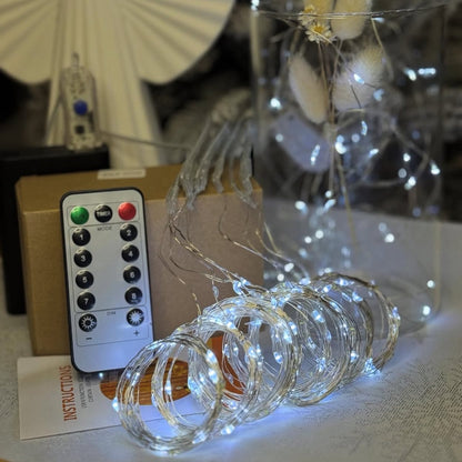 Гірлянда штора з пультом | 3 х 3 м. / 3 х 2 м. | Теплий / Холодний | USB живлення